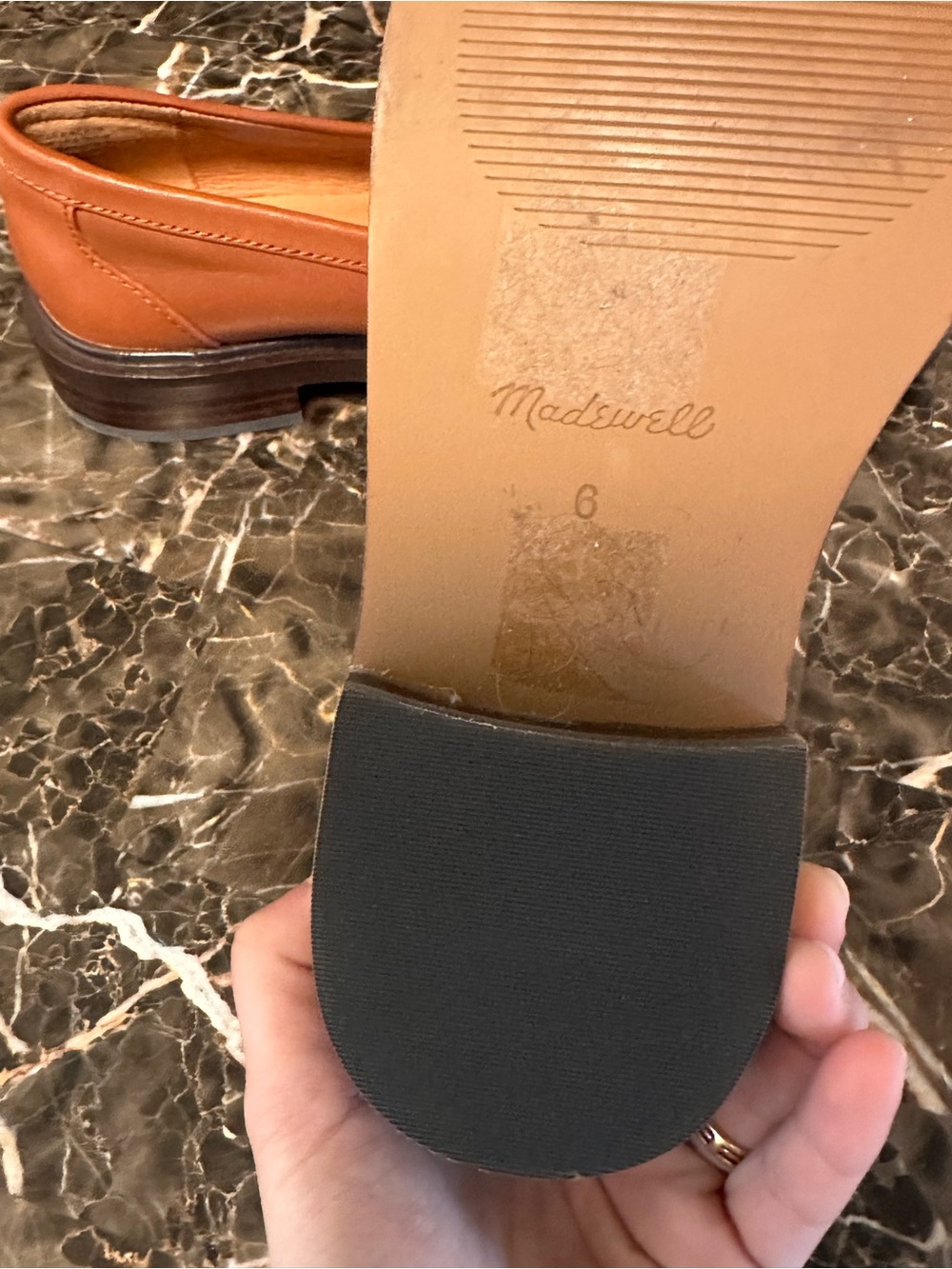 Madewell Tan Leather Penny Loafers - Picture 4 of 4